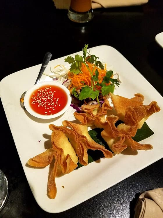 crab cream cheese rangoon