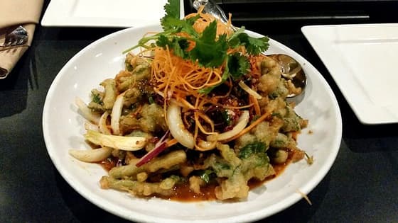 Tempura Veggies Salad
