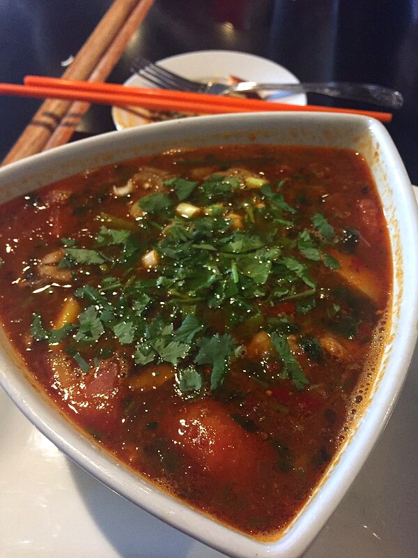 Tom Yum Udon Noodle Soup